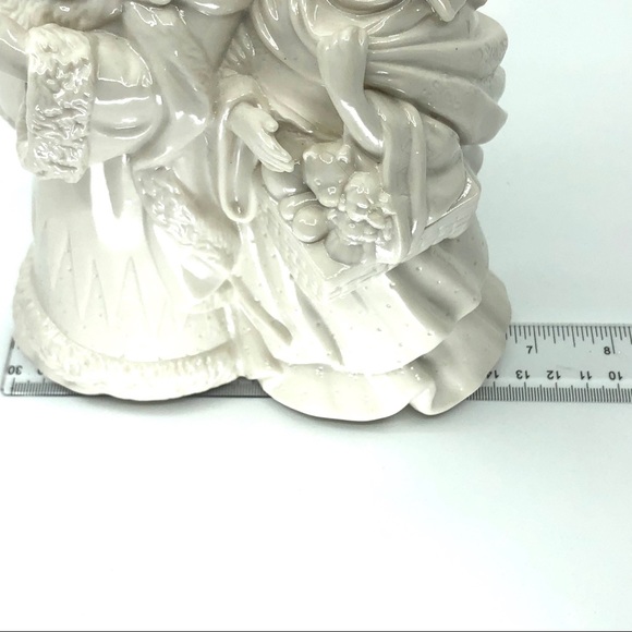 SOLD Father Frost & Babushka White Porcelain Figurine - Picture 10 of 16